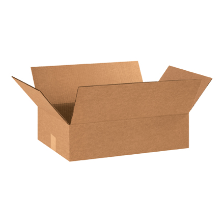 18 x 13 x 5" Flat Corrugated Boxes