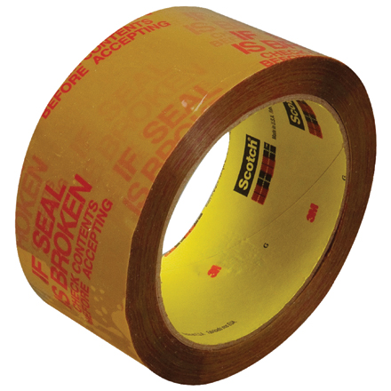 2" x 55 yds. Tan  3M<span class='tm'>™</span> 3732 Pre-Printed Carton Sealing Tape