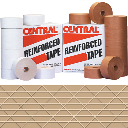 3" x 375' Kraft Central<span class='rtm'>®</span> 250 Reinforced Tape